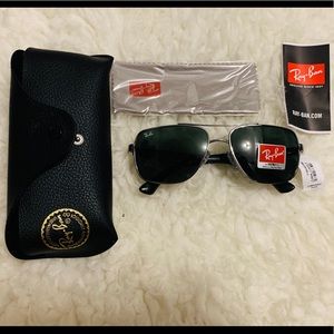 New Rayban men’s 60mm navigator sunglasses